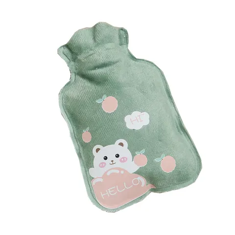Süße Cartoon Flanell Wärmflasche Klein Weiche Plüsch Handwärmer Winter Warme Wasserflasche