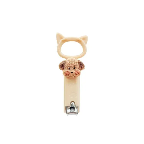 Cute Cartoon Puppy Nail Clipper Portable Anti Splashing Stainless Steel Manicure Tool For Student Daily Care