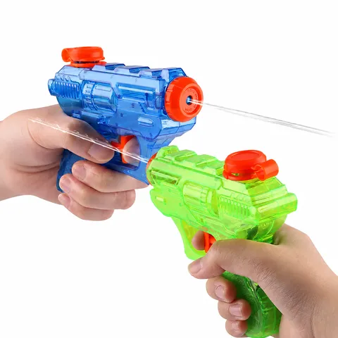 Pistera de Agua Transparente Mini para Niños Juguete de Lucha de Agua de Verano al Aire Libre Juguete Portátil de Pulseración de Agua de Plástico para Fiesta en la Playa
