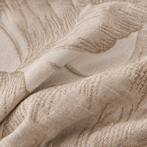 Bohemian Banana Leaf Jacquard Sofa Blanket Triple Layer Gauze Breathable Decorative Slipcover For Living Room Couch Throw