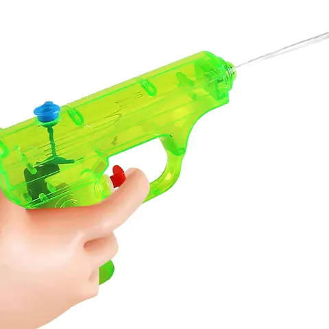 Kids Mini Transparent Water Gun Beach Summer Outdoor Play Water Spray Toy