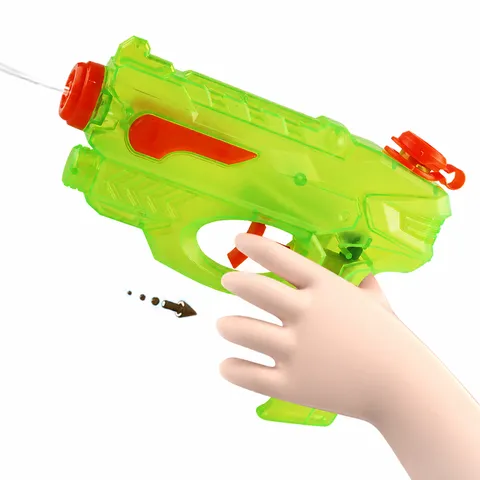 Kids Cartoon Water Gun Toy Plastic Summer Beach Bath Water Play Toy Outdoor Interactive Water Blaster For Children