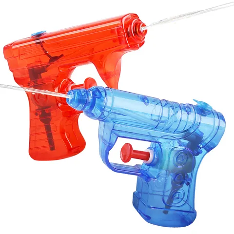 Kids Mini Transparent Water Gun Beach Summer Outdoor Play Water Spray Toy