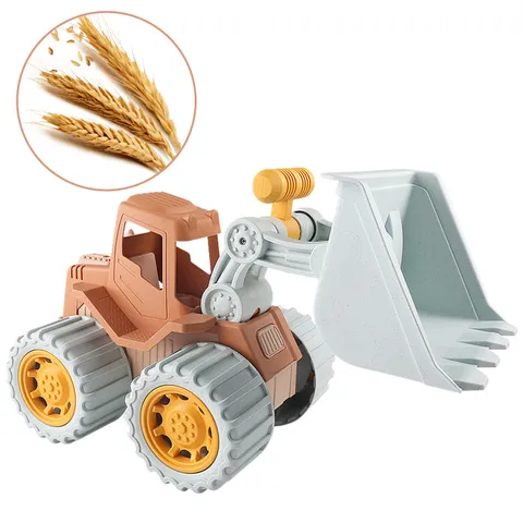 Children Sliding Simulation Engineering Bulldozer Beach Toy