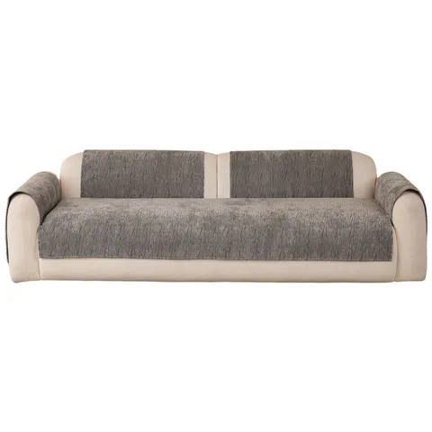 Modern Minimalist Thickened Chenille Sofa Cover Non-slip Striped Textured Sofa Towel Four Seasons Universal Sofa Mat For Living Room