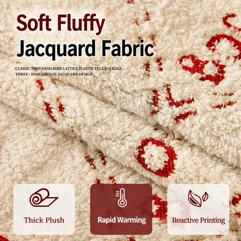 Wave Edge Scalloped Chenille Sofa Cushion Non-Slip Grid Texture Furniture Protector Mat Bonjour Letter Clover Pattern Sofa Cover