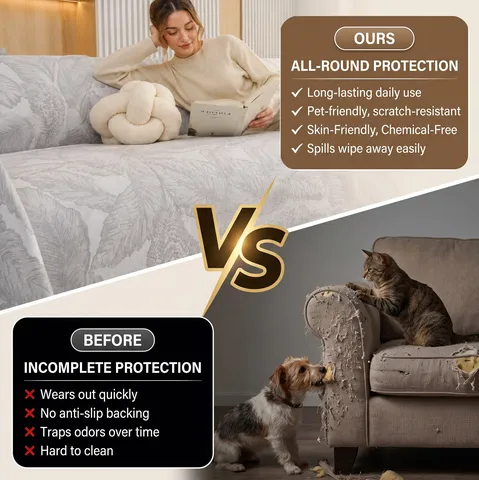 Nordic Three-Layer Gauze Sofa Towel Banana Leaf Jacquard Woven Blanket Dustproof Protective Cover Slipcover For Living Room Home