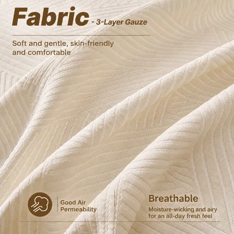 Solid Color 3-Layer Gauze Sofa Cover Blanket Textured Nordic Breathable Furniture Protector Throw For Living Room Home Decor