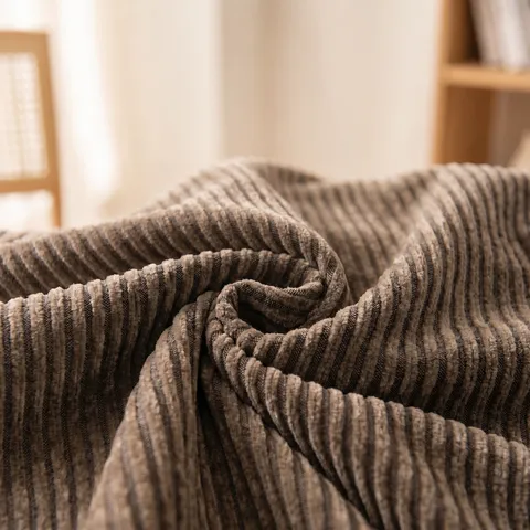 Minimalistischer Chenille Sofaüberwurf Gestreifter Wasserdichter Sofaschutz Alle Jahreszeiten Universal Möbelbezug Für Wohnzimmer Schlafzimmer Gewebt