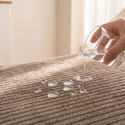Minimalistischer Chenille Sofaüberwurf Gestreifter Wasserdichter Sofaschutz Alle Jahreszeiten Universal Möbelbezug Für Wohnzimmer Schlafzimmer Gewebt