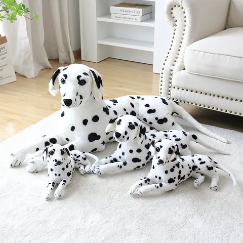 Simulation Dog Plush Toy Dalmatian German Shepherd Beagle Stuffed Animal Soft Doll