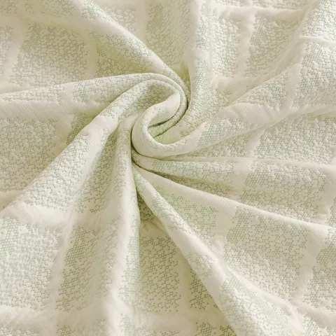 Copridivano Estivo Raffreddante in Seta di Ghiaccio Antiscivolo Motivo a Griglia Protezione Divano Asciugamano Tessuto Jacquard Traspirante Soggiorno