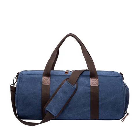 Casual Tsanta Taxidiou apo Kamva Megali Horitikotita Duffel Bag Me Thiki Papoutsion Unisex Polyleitourgiki Tsanta Omos