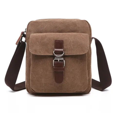 Casual Canvas Sakoplati Vintage Dual-Use Shoulder Bag College Style Travel Daypack For Men Women Daily Bags