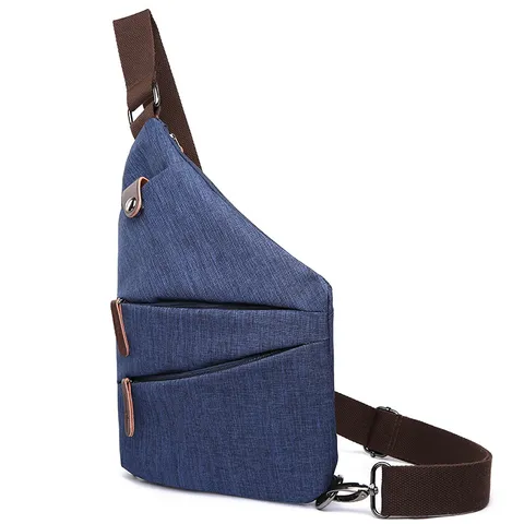 Borsa Da Petto Impermeabile Per Uomo Vintage Casual Antifurto Sling Bag Borsa A Tracolla Multifunzionale Viaggio Quotidiano Moda