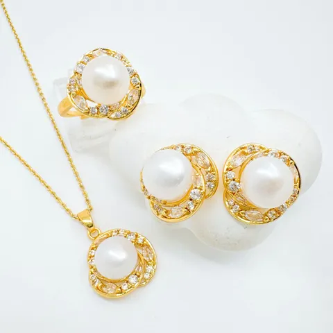 Luxury Gold Plated Copper Rhinestone Jewelry Findings DIY Empty Settings Spiral Geometry Pendant Earrings Ring Findings For Women Accessories
