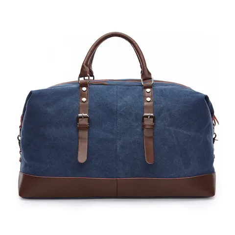 Retro Canvas Reistas Grote Capaciteit Duffel Bag Casual Handtas Schouder Bagagetas Voor Outdoor Reizen Mannen Vrouwen