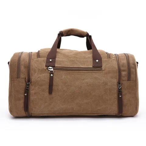 Μεγάλη Χωρητικότητα Καμβάς Ταξιδιού Duffel Τσάντα Vintage αδιάβροχη Casual Τσάντα Αποσκευών Για Υπαίθρια Αθλήματα Σαββατοκύριακο Άνδρες Γυναίκες