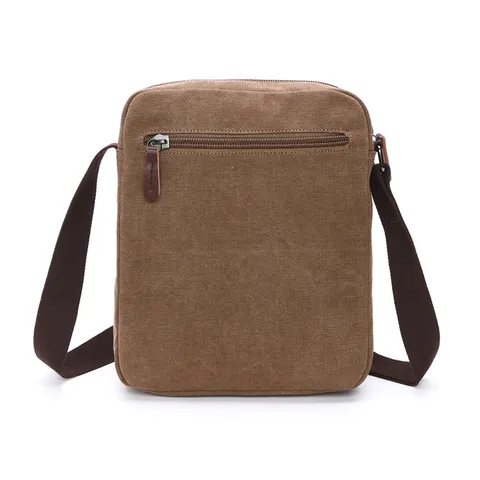 Andriko Retro Moda Canvas Messenger Bag Casual Shoulder Bag Travel Crossbody Bag Business Commuter Bag Vintage Handbag
