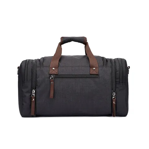 Grande Capacità Borsa da Viaggio in Tela Impermeabile Uomo Donna Casual Viaggio Duffel Bag Bagaglio d'Affari Borsetta Tracolla