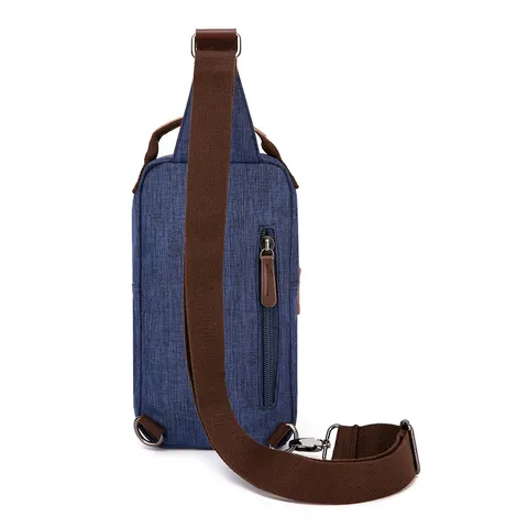 Аνδρική Αδιάβροχη Τσάντα Στήθους Casual Sling Τσάντα Μόδας Crossbody Τσάντα Ταξιδιού Πολυεστέρας Τσάντα Ώμου Για Άνδρες