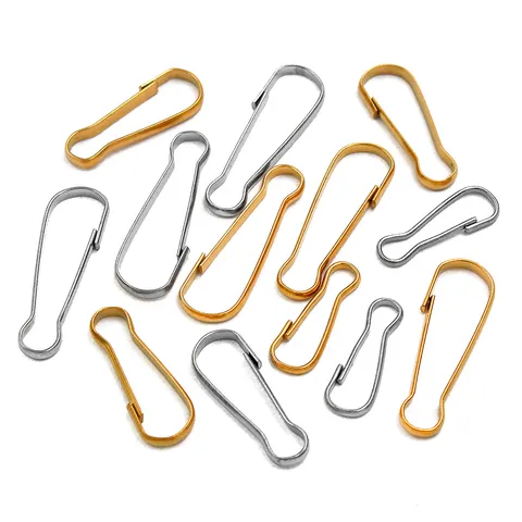 304 Stainless Steel Gourd Buckle DIY Jewelry Findings Metal Hook Outdoor Connector Clasp Gold Silver Accessories For Keychain