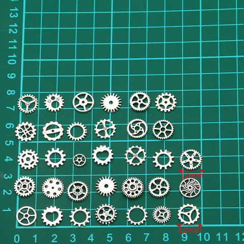 Mini Engranajes Mecánicos Steampunk Retro Colgantes de Aleación Componentes de Reloj de Rueda Galvanizados para Joyería Hecha a Mano Bricolage Accesorios