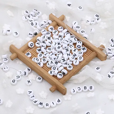 Perles Intercalaires Lumineuses en Résine Acrylique Alphabet Cœur DIY pour Kit de Bijoux Enfants Couleurs Mélangées