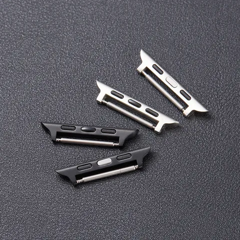 Stainless Steel Watch Strap Connector Metal Adapter For Smartwatch Series Replacement Watch Band Metal Link Connector