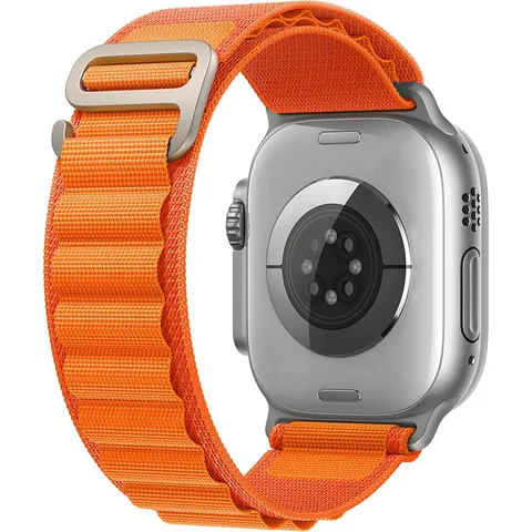 Bracelet Nylon Alpine Loop pour Série Apple Watch Ultra Bracelet de Montre Tissé de Remplacement Sport Minimaliste