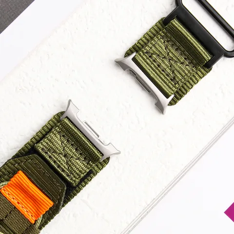 Bracelet de Montre Boucle en Nylon Avec Velcro Pour Samsung Galaxy Watch Bracelet Tissé de Remplacement Sport en Plein Air