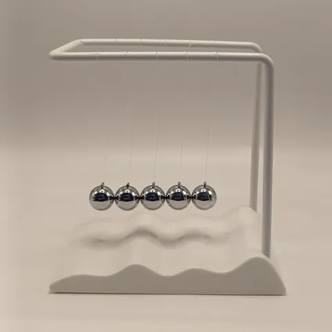 Newton Balance Balls Metal Scientific Desk Toy Physics Science Gadget Home Office Decor Stress Relief Ornament