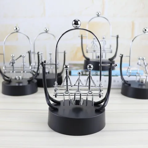 Kreatives Ewiges Bewegung Himmelsinstrument Magnetisches Schaukeltspielzeug Büro Schreibtisch Dekor Metall Balance Ornament Geschenk