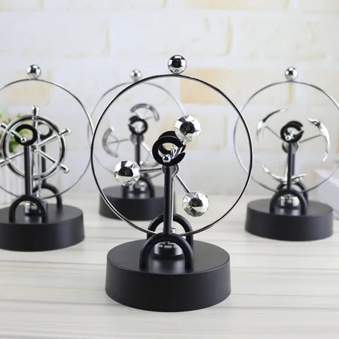 Kreatives Perpetual Motion Himmelsglobus Kinetische Art Schreibtisch Spielzeug Magnetische Büro Heimdekor Wissenschaftliches Ornament