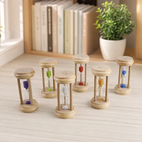 Wood Sand Timer Hourglass Creative Desk Ornaments Home Decor Wooden Hourglass Timer For Office Study Room