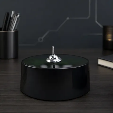 Inception Stil Magnetischer Perpetuum Mobile Spinner Kreatives Physik Wissenschaftsspielzeug Büro Schreibtisch Dekor Metall Gyro Ornament