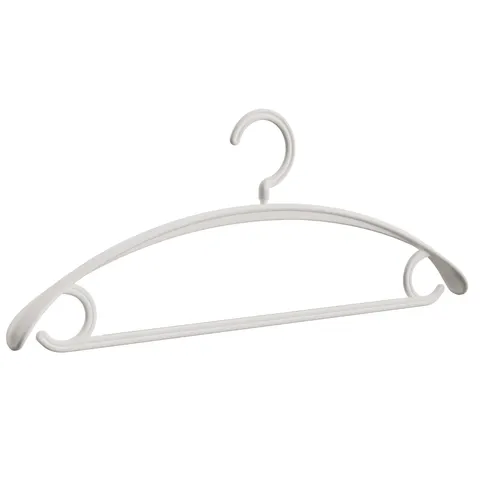 Plastic Seamless Wide Shoulder Clothes Hangers Heavy Duty Anti Slip Coat Hangers Adult Wardrobe Closet Storage Rack
