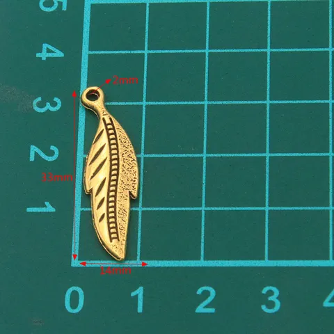 DIY Alloy Leaf Pendant Charms Vintage Plant Leaf Metal Pendants For Necklace Bracelet Jewelry Making Accessories