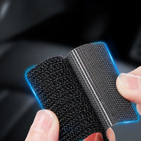 Car Floor Mat Anti Slip Fixing Stickers Square Nylon Velcro Fastener Pads Universal Auto Interior Accessories