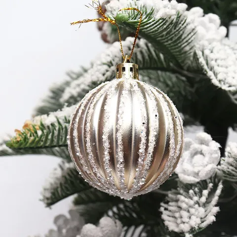 Christmas Baubles Shatterproof Plastic Pumpkin Shaped Christmas Tree Hanging Ornaments Holiday Party Home Decor