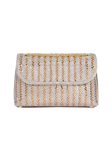 Damen Strass Abendtasche Mode Kette Umhängetasche Funkelnd Handgesetzter Kristall Kleine Quadratische Tasche Für Party Hochzeit Bankett Damen Schulterhandtasche