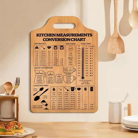Nordic Style Wooden Wall Hanging Kitchen Measurements Conversion Chart Weight Temperature Table For Dining Room Cafe