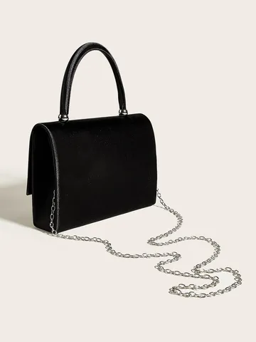 Elegante Damen Satin Strass Schleife Abendtasche Luxus Handtasche Für Party Bankett Hochzeit Vielseitige Clutch