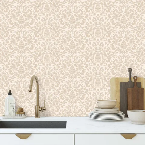 Bohemian Yellow Daisy Self Adhesive Wallpaper Waterproof PVC Floral Wall Sticker For Bedroom Home Kitchen Wall Decor