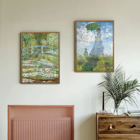 Vintage Van Gogh Zonnebloemen Canvas Muurkunst Houten Frame Drieluik Olieverfschilderij Voor Woonkamer Slaapkamer Kantoor Decoratie