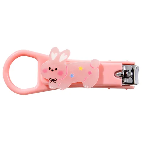 Simpatico Tagliaunghie Animali Cartoni per Donna Colore Macaron Design Perlato in Acciaio Inossidabile Strumento Manicure Portatile Tagliaunghie Portatile a Motivo Animale