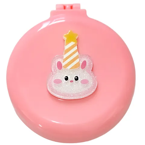 Peigne à Coussin d'Air Dessin Animé Macaron Brosse à Cheveux Pliante Portable avec Miroir Mini Peigne de Massage Voyage