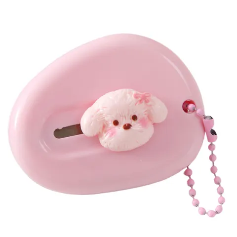 Cutter per Cani Cartone Animato Carino Mini Taglierina Portatile Apriscatole Con Catena a Sfere Per Forniture Scolastiche Conto a Mano