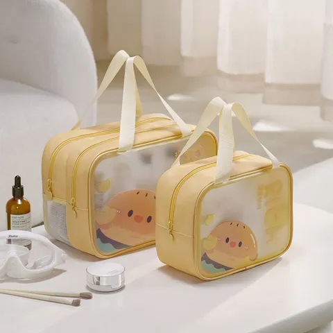 Borsa Per Cosmetici Impermeabile Portatile Grande Capacità Separazione Asciutto Bagnato Organizzatore Di Toeletta Per Donne Viaggi