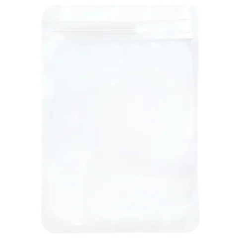 Matte Clear Plastic Ziplock Bags Resealable Food Storage Bags Waterproof Jewelry Packing Bags For Daily Use